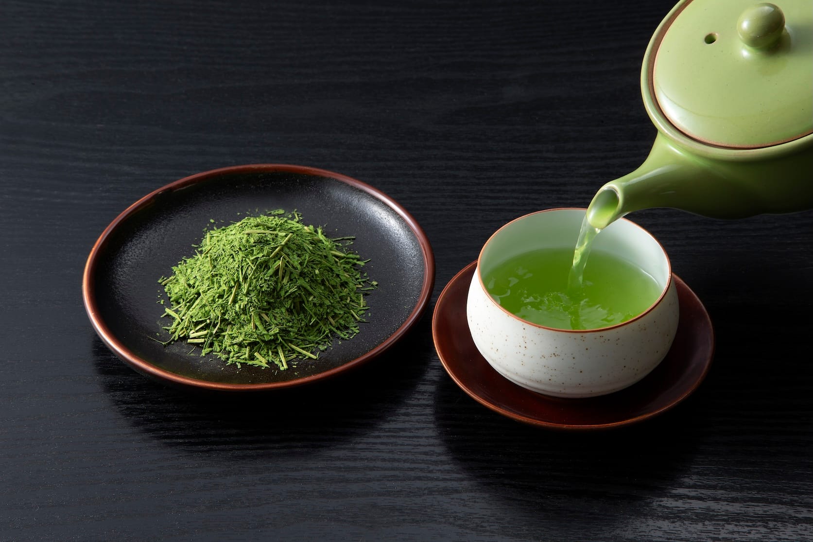 宝和園の掛川茎茶と宇治抹茶（急須で入れたお茶）のモバイル版